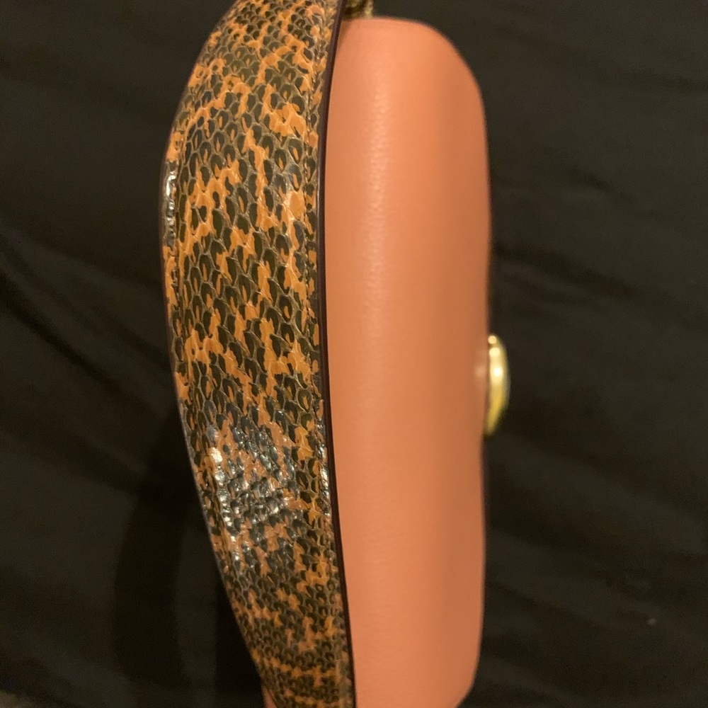Tabby Shoulder Bag In Colorblock With Snakeskin - Picture 6 of 8
